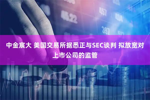 中金宸大 美国交易所据悉正与SEC谈判 拟放宽对上市公司的监管