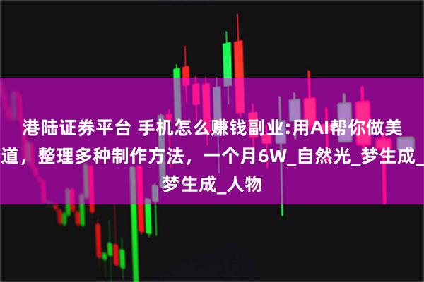 港陆证券平台 手机怎么赚钱副业:用AI帮你做美女赛道，整理多种制作方法，一个月6W_自然光_梦生成_人物