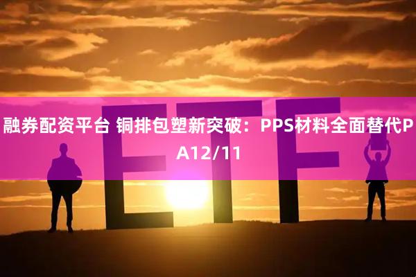 融券配资平台 铜排包塑新突破：PPS材料全面替代PA12/11